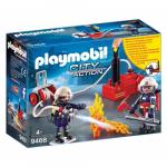 Playmobil – pompiers avec matériel incendie – 9468