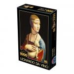 Puzzle 1000 pièces – Da Vinci, Lady with an Ermine