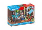 Playmobil City Life – Set cadeau, Atelier réparation de vélos – 70674