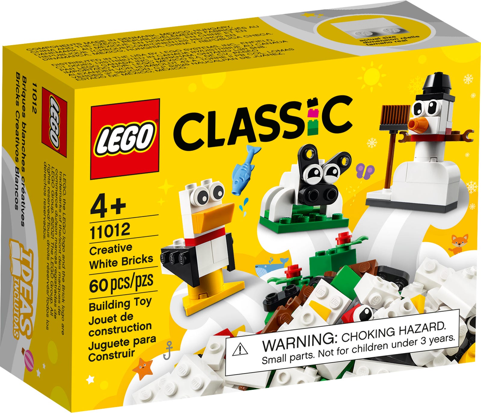 Lego Classic – Briques créatives blanches – 11012 – Janîmes