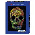 Puzzle 1000 pièces – Doodle Skull