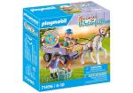 Playmobil – Enfants avec calèche et poney – 71496