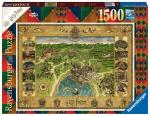 Puzzle 1500 pièces – La Carte de Poudlard