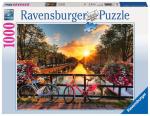 Puzzle 1000 pièces – Vélos à Amsterdam