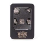 Dés – Set de dés métal (Devil Eye Electroplated Nickel)