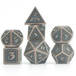 Dés – Set de dés métal (Dragon Scale Copper)