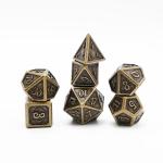 Dés – Set de dés métal (Devil Eye Gold)