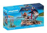 Playmobil pirates – Pirate avec radeau flottant, canons et trésor – 71794