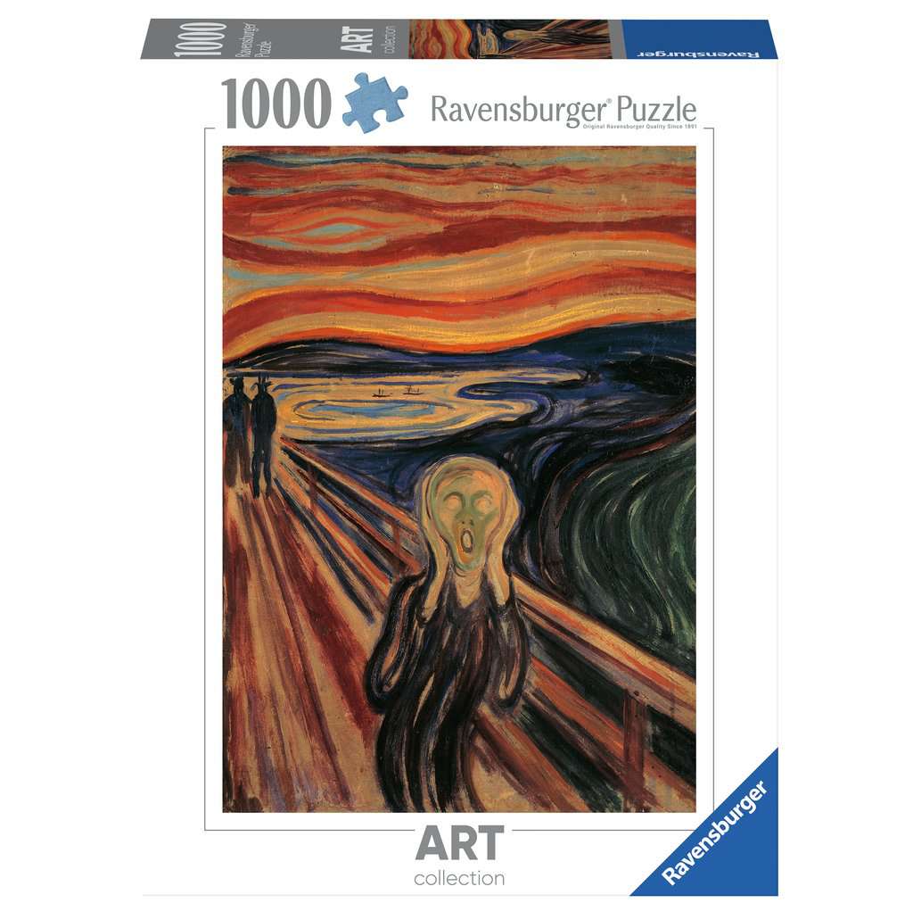 Puzzle 1000 pièces - Le Cri d'Edvard Munch - Janîmes – Boutique de jeux ...